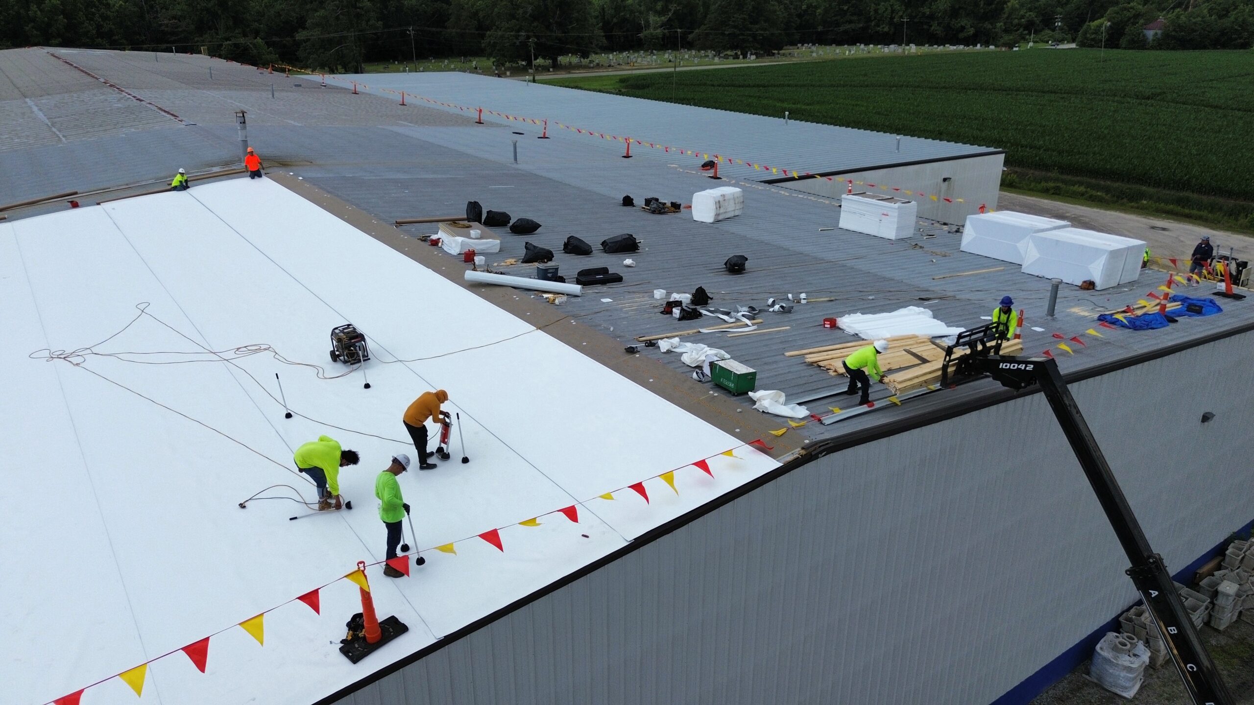 METAL ROOF INSTALLATION